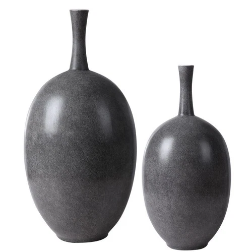 Riordan - 19.75 inch Modern Vase (Set of 2) Accessories Uttermost 17711 - Picture 5 of 5