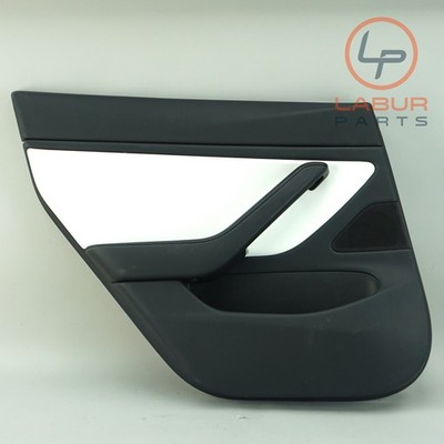 M3 17-23 Tesla Model 3 Rear Left Driver Side Door Panel Cover Black &White DP496