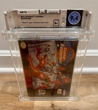 1992 SNES Bill Laimbeer Combat Basketball Super Nintendo WATA 9.4 B+ Sealed NEW