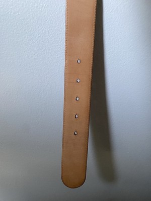 Coach 1990s 8500, British Tan Genuine Leather Belt with 