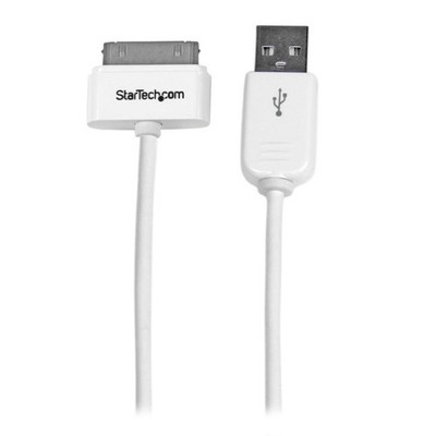 StarTech.com USB2ADC1M 1 m (3 ft) Apple 30-Pin Dock Connector to USB Cable for i