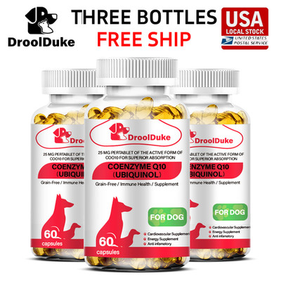 (3 Packs)Coenzyme Q10 for Dogs, Promotes Heart Health, Cardiovascular System