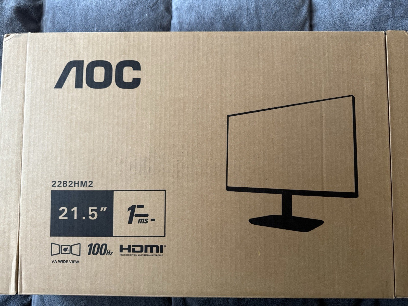 AOC 22B2HM2 Monitor - 21.5'' 100Hz (1920x1080)