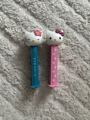 Hello Kitty PEZ-Spender Bonbon Sanrio 2er Set Pink Blau