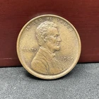 1909-P VDB Lincoln Wheat Back Once Cent Penny Coin ~ BN AU Almost Uncirculated