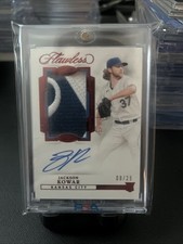 2022 Panini Flawless - RC Patch Autographs Jackson Kowar #RPA /20 (AU, MEM, RC)