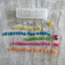 2014 Hasbro Lite Brite Replacement Plastic Pegs with Plastic Case 115 Pieces