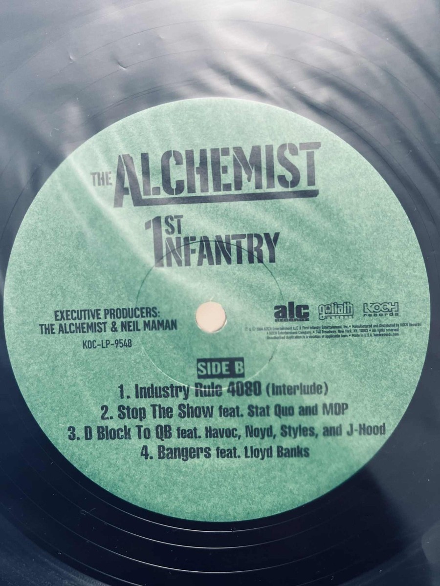 THE ALCHEMIST / 1st INFANTRY 2004 US 2LP Koch Record Nas, Mobb