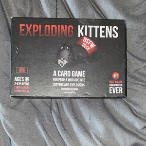 Exploding Kittens Exploding Kittens NSFW Deck Card Game 2-5 Players 17+ 00601