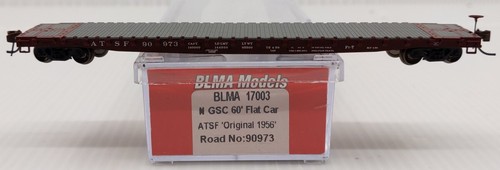 Coche plano BLMA Models 17003 N ATSF GSC 60' #90973 LN/caja | Condition: Used