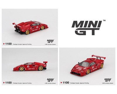 Mini GT 1:64 Lamborghini Countach LB-WORKS Red Diecast Model Car