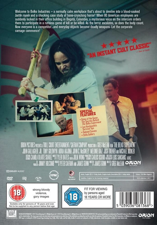 The Belko Experiment DVD - Image 3 of 3