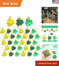 Lightweight Shamrock Decorations - 30PCS for Lucky St. Patrick s Day Festivities