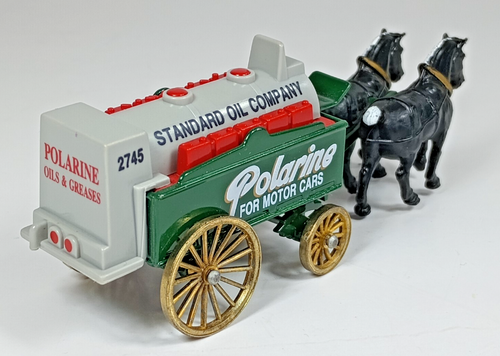 Standard Oil Company VINTAGE Polarine Motor Cars Horse Drawn Wagon Chevron No. 9 - Picture 3 of 12