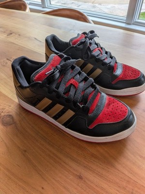 Vintage 2007 Adidas Forum Low ''Comptown ST'' - Black/Gold/Red - Size US 10 - Rare