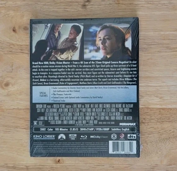 Below [4K UHD Ultra HD + Blu-ray] BRAND NEW w/ Slipcover - Kino Lorber - Image 4 of 4