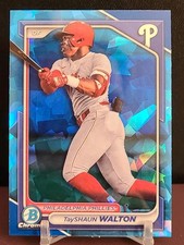2024 Bowman - Chrome Prospects TayShaun Walton Sapphire #BCP-113