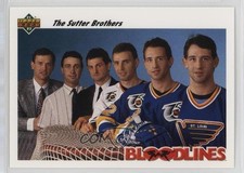 1991 Upper Deck Bloodlines UD Logo Hologram Brian Sutter Darryl Duane Brent 0w6