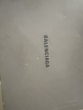 Balenciaga Men's Sneakers Black/Silver Size 10 Excellent Condition Authentic Box