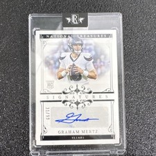 Panini National Treasures Rookie Signatures Graham Mertz Texans #134 /99 Auto