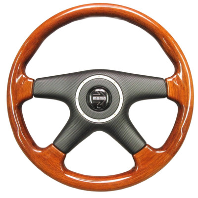 MOMO ETRA 350mm Carbon Wood Steering Wheel JDM R32 S15 EURO 86 NA BMW FC NB EG6