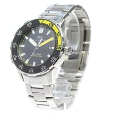 IWC SCHAFFHAUSEN AQUATIMER IW356808 44mm SS Black Dial Automatic Date #C479