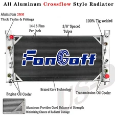 Radiator For 2001-2002 Chevy Silverado GMC Sierra 2500 HD 3500 C6500 C7500 8.1L