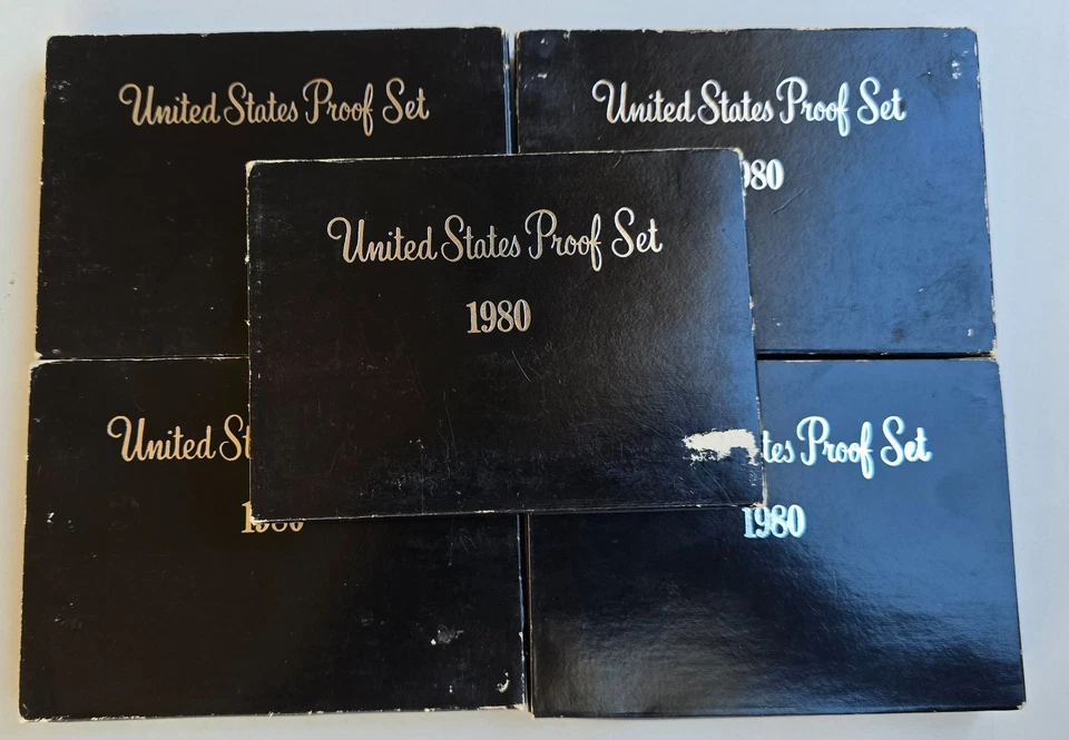 1980-S Proof Set United States US Mint Original Government Packaging Box - Image 3 of 4