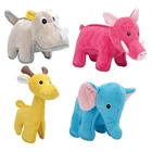 ZEUS SAFARI SQUEAKY DOG TOYS WITH SQUEAKER, LARGE PLUSHY SOLID, TOUGH -CHOOSE-