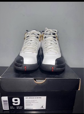 NEW Nike Air Jordan 12 Retro Taxi 2013 White Black 130690-125 Men's Sz 9