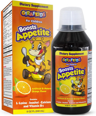 PHARMADEL Girafkids Appetite Booster Syrup for Kids Ages 4+, 8 Fl Oz - Vitamins