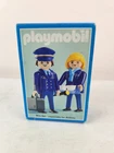 Playmobil 3107 AIRLINE Pilot & Stewardess Rare Vtg 1999