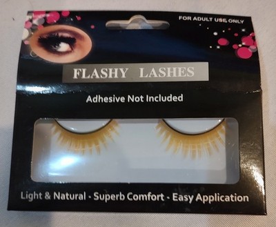 Regent Products Short Yellow Flashy Lashes