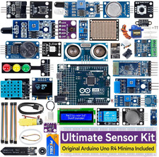Ultimate Sensor Kit with Original Arduino Uno R4 Minima, Rohs Compliant, Durable