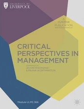 Custom Liverpool Critical Perspectives in Management Ulms366 by Palgrave Macmill