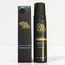 Bondi Sands Liquid Gold No Wash Off Self Tanning Foam 6.76 oz  Mitt