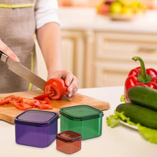7 -Piece Color Coded Portion Control Meal Prep Containers