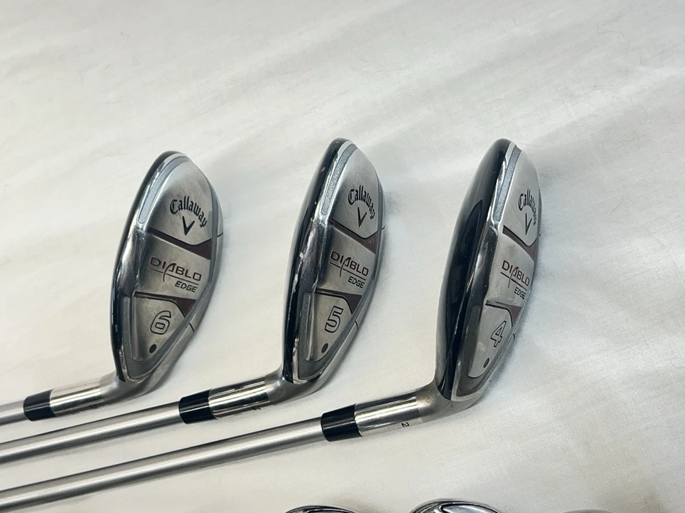 RH Callaway Diablo Edge Womens Iron set 4-6 Hybrid 6-SW Irons New Grips - Image 4 of 4