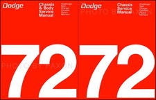 1972 Dodge Shop Manual Set Charger Challenger Coronet Dart Demon Polara Monaco 1972 Dodge Shop Manual Set Charger Challenger Coronet Dart Demon Polara Monaco