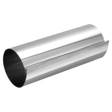 0.1x150x1000mm Steel Roll Sheet Fine Plate Sheet Foil Silver Tone