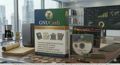 Accounting Bookkeeping Finance Software USB/CD for Windows Mac