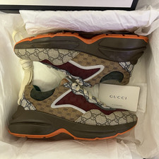 Gucci GG Rhyton Low Top Lace-Up Sneakers Mult...