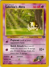 Sabrina's Abra #94 Prices | Pokemon Gym Challenge | Pokemon Cards