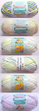 Bernat Cottontots, 100 Cotton Yarn Ombre/Solid Any Color Sold Per Skein