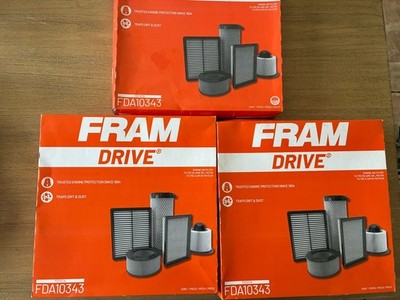 3 Air Filter Toyota Fram Drive FDA10343 NEW IN BOX SET OF THREE Fram 10343