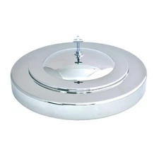 Silver Communion Tray Lid – Stainless Steel Cover for 32-Cup, Premium