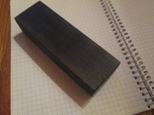 BIG Black Bog oak (40mm x 27 mm x 135mm) (morta,wood) from 1000-6000year - Afbeelding 1 van 7