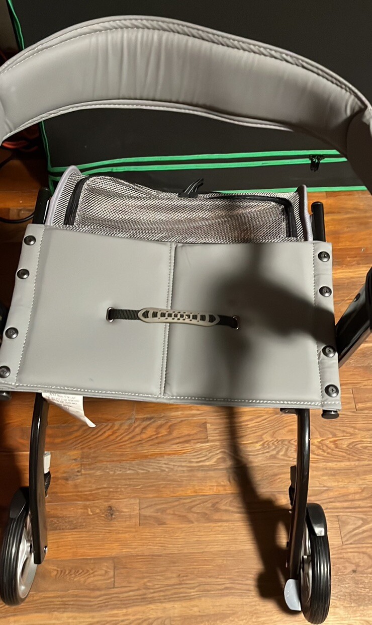 Drive F22 Walker Rollator With Seat Carrying Basket, Hand Brakes