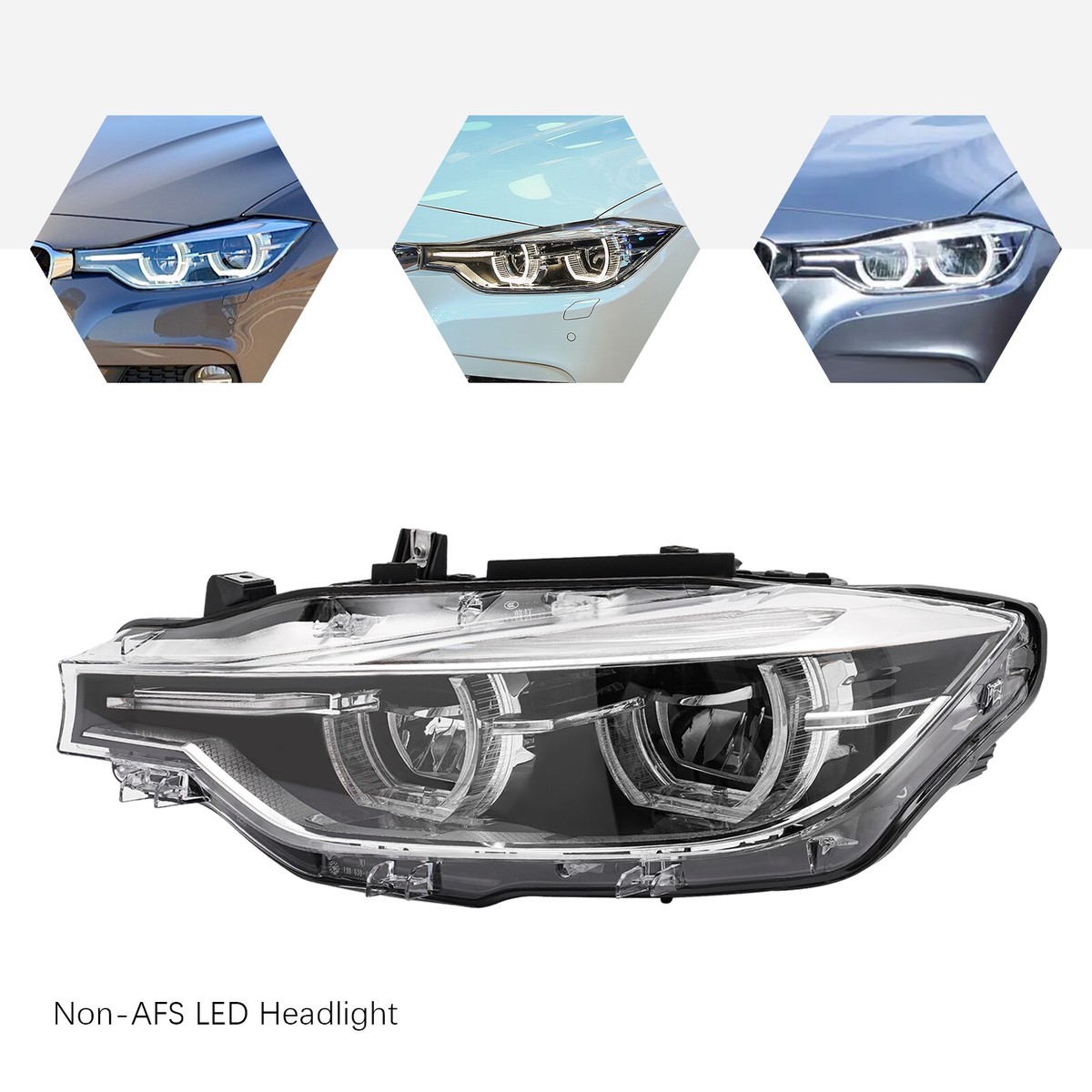 For BMW 3 Series F30 F31 2016 2017 2018 2019 Headlight LED Daytime