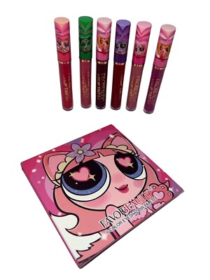 Favor Beauty 9 Color Eyeshadow Palette - Powerpuff + 6 Matte Liquid Lipstick Set